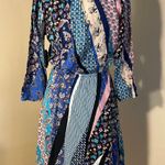 Bebop NWT!  Floral Paisley Mixed Print Faux Wrap Floral Dress Small Photo 6