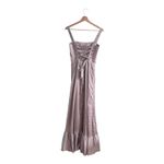Show Me Your Mumu Clarissa Corset Dress in Dusty Purple Luxe Satin XS NWT Photo 4