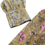 House of Harlow 1960 floral metallic mini dress Green Photo 5