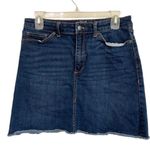 Universal Threads Universal Thread Dark Blue Stretch Denim Mini Skirt Photo 0
