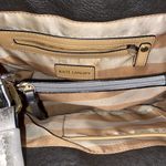 Kate Landry shoulder bag purse silver metallic gold zipper detail tassel Photo 7
