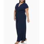 Vince Camuto Plus-Size Twist-Front Flared-Leg Jumpsuit Size 3X Photo 1
