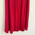Loft NWT  Women’s Strapless Smocked Midi Dress in Red Size Medium Photo 5