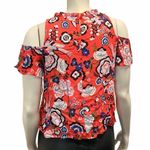 Love, Fire Cold Shoulder Floral Top by Love Fire Small Petite Photo 1