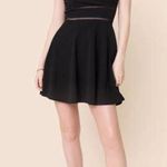 Jun & Ivy Francesca's Black Ladder Trim Mini: black Dress Photo 0