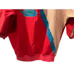 Vintage 80's New Wave Lightweight Duck Embroidered Shirt Size Medium Grandmacore Red Photo 3