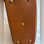 Vintage green and brown leather handbag Photo 9