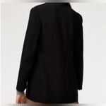 Aritzia  WILFRED Solaina Open Front Black Blazer size Large Photo 3