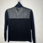 Coldwater Creek  Leather Sweater Coatigan Jacket Sz Small Petite Photo 1