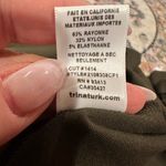 Trina Turk Dark Olive Green Dolman Sleeve Dress Size M Photo 8