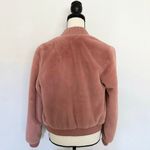 Forever 21 Pink Faux Fur Bomber Jacket Photo 6