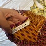 ZARA  Yellow and Purple Patterned Women's Top Photo 5