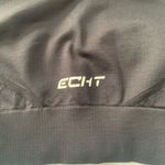 ECHT  women's medium crop black long sleeve work out top athletic gym lulu work o Photo 7