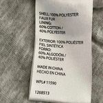 Weatherproof Vintage Fleece Faux Fur off White Blue Boho Soft ¼ Zip Jacket SZ M Photo 12