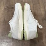 Madewell  MWL‎ Court Low-Top Sneakers in White and Green Women's Size 9M School Photo 7
