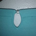 Talbots  M Pure Merino Wool Finely Knit Pearl Accent Pullover Sweater Top Photo 2