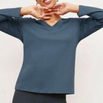 MM.LaFleur M.M.Lafleur Asher 1.0 T-Shirt Size Large Deep Sea NWT 100% Pima Cotton Peru Photo 0