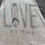 Workshop Republic Clothing  Gray Tank Top with Colorful LOVE Design Photo 1