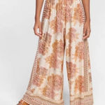 Farm Rio  Wide Leg Sparkly Floral Pants size S Photo 0