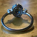 London Blue Topaz Sleeping Beauty Turquoise Sterling Silver Ring Size 9 Photo 4