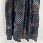 Urban Outfitters ‎ UO Simonette Embroidered Midi Dress Lace Up Back Size Medium Photo 5