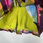 Lululemon Fast Cat Skirt Womens 6 Sea Check Plaid Pink Blue Yellow Plum RARE Photo 3