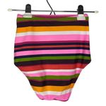 Aerie High Waisted Contrast Stripe Bikini Bottoms Size XS Swimsuit Pink Summer Photo 9
