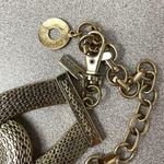 Chico's Gold Mesh Chain Link Belt Womens Interlocking 42" Length Photo 5