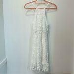 Acemi  white lace halter style dress size small Photo 3