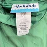 Modcloth NWOT  One Piece Swimsuit V-Neck Green 2X Plus Photo 2