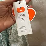 Cider milkmaid dress seize XL white with blue floral. Photo 4