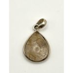 Golden Rutilated Quartz Sterling Silver Pendant‎ Photo 1