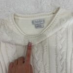 Van Heusen White Cable Knit Sweater Photo 1