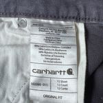 Carhartt Original Fit Straight Leg Carpenter Pants Womens 12 Short Gray 102080 Photo 5