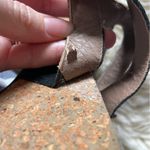 ◾️ Cordani Black Leather Cork Platform Wedge ◾️ Size 8 Photo 1