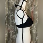 Black Strappy Bikini Top Size L Photo 3