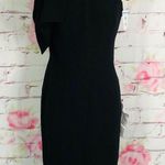 Dress the Population  NWT Tiffany 1 shoulder black midi dress size small Photo 0