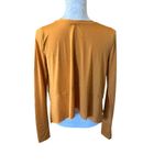 Free People Movement Tempo Long Sleeve Thumbhole Womens Small Pullover Tee Shirt Orange Photo 1