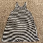 H&M  size large black and white striped tank top #stripes Photo 1