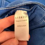 LIONESS EUC Blue Miami Vice Cargo Jeans with Frayed Hem Photo 6