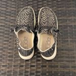 Hey Dude shoes Wendy woven zebra black stripe women’s size 6  Photo 3