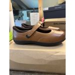 NEW $150 ANODYNE NO. 19 MARY‎ JANE COGNAC BROWN LEATHER VELCOR SHOES SZ 8.5 XW Photo 3