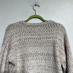 Yet Again  Tan Heathered Sweater Sz M Photo 7