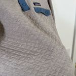 Patagonia  Organic Cotton Quilt Snap-T Pullover Beige Gorpcore FLAW Womens Medium Photo 4