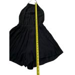 ASTR The Label Black Open Back Lined Romper Women Size Medium | 31 Photo 4