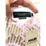 No Pise La Grama Flower Sleeveless Dreamy Top Khaki Pink Stripes Women's Size S Photo 4