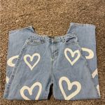 Cider  High Rise Heart Denim Relaxed Fit Jeans Photo 2