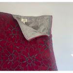 Robin Ruth Ruth‎ Skirt woman's Size 2  Embroidered Floral Ruth Burgundy A Line Party Photo 3