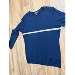 Cashmere Charter Club Luxury Navy Blue Crewneck Sweater Size M Photo 5