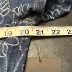 Lulus Lulu’s medium wash embroidery denim Crop Top size L NWT Photo 8